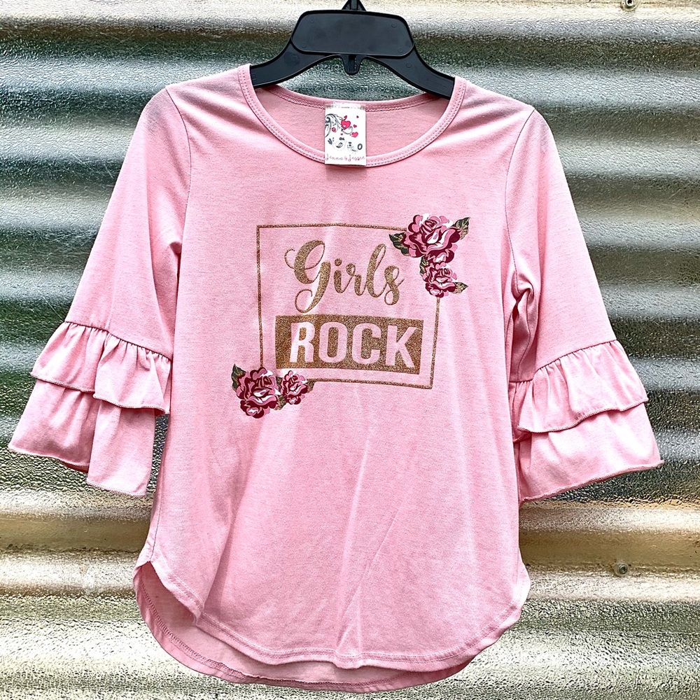 Jenna Jessie Girls Decorative Blouse